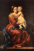 MURILLO, Bartolome Esteban, Virgin and Child with a Rosary sg